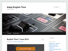 Tablet Screenshot of englishtimeadeje.com